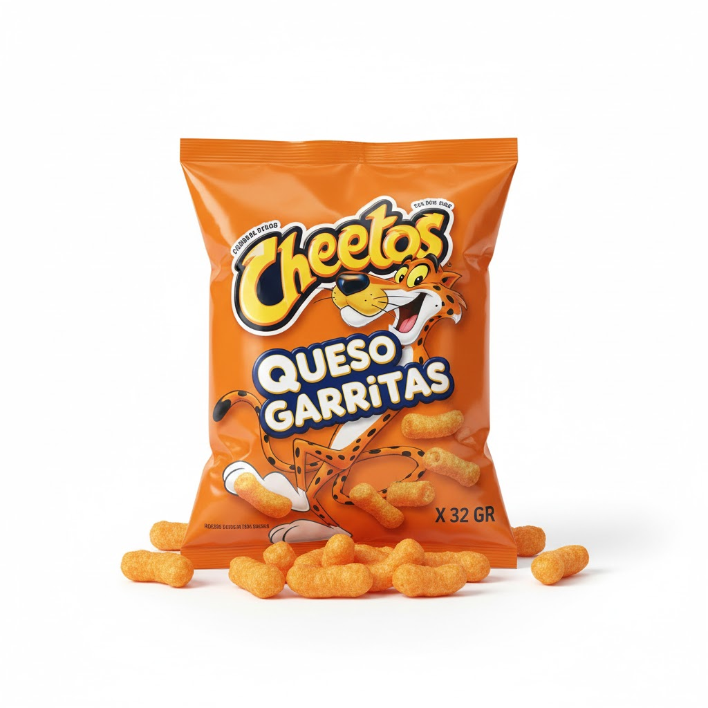 CHEETOS QUESO GARRITAS X 32 GR 