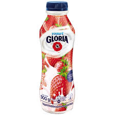 YOGURT GLORIA DESCREMADO FRESA  X 500G