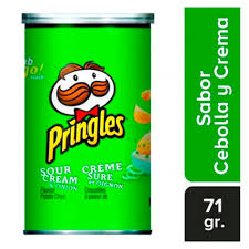 PRINGLES CREMA Y CEBOLLA X 71 GR 