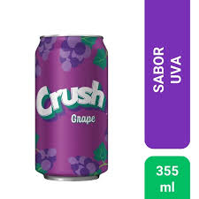 GASEOSA  EN LATA CRUSH UVA  X 355 ML 