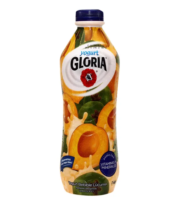 YOGURT GLORIA LUCUMA  1 LT 