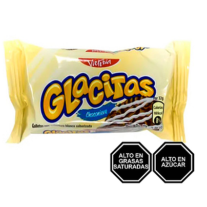 GALLETA GLACITAS CHOCO NIEVE  X 32GR