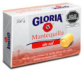MANTEQUILLA GLORIA SIN SAL BARRA X 200