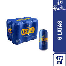CERVEZA CRISTAL LATA / 473 ML