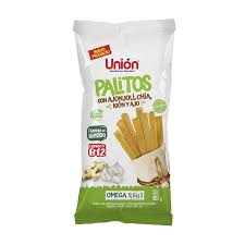 UNION PALITOS AJONJOLI. CHIA. KION Y AJO /65 GR.