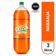 GASEOSA CRUSH SABOR NARANJA COCA COLA / 3 L