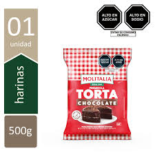 MOLITALIA TORTA CHOCOLATE X 500 GR 