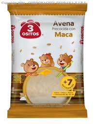 3 OSITOS AVENA PRECOCIDA CON MACA X 150 GR