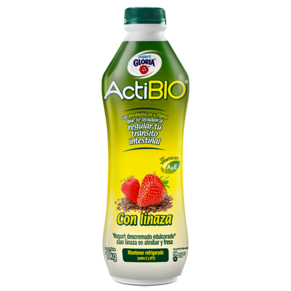 GLORIA ACTIBIO FRESA CON LINAZA  1KG