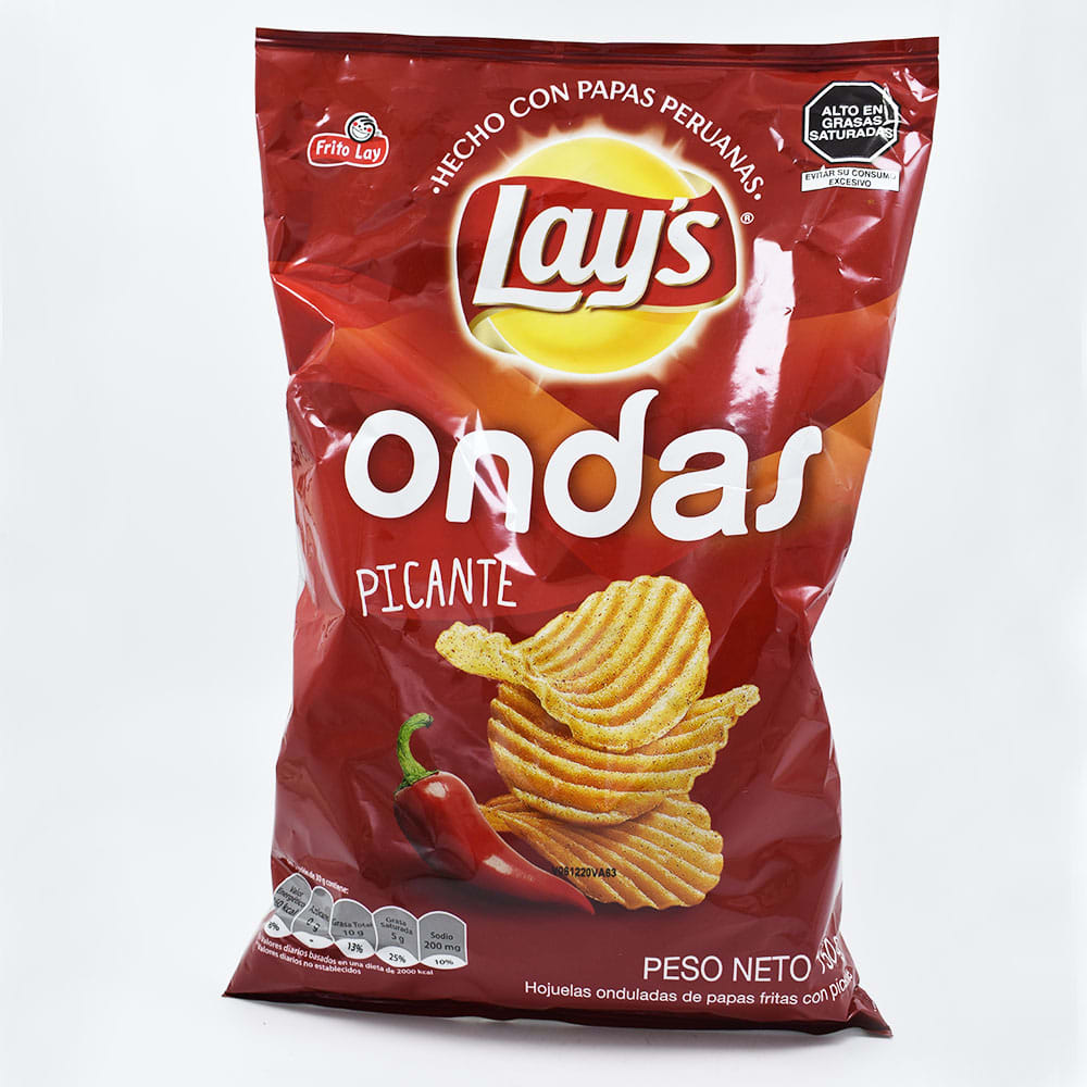 PAPAS LAYS ONDAS SWEET BBQ X 37 GR 