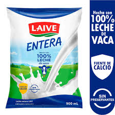 LECHE ENTERA LAIVE BOLSA X 900 ML