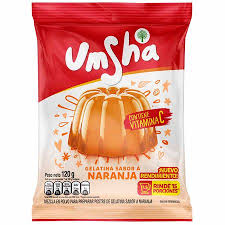 GELATINA UMSHA NARANJA  120 GR 