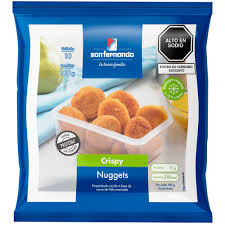 CRISPY NUGGETS DE POLLO PRECOCIDO / 10 UND