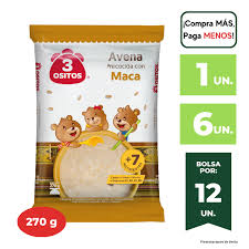3 OSITOS MACA AVENA PREMIUM / 270 GR