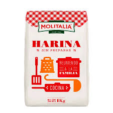HARINA MOLITALIA SIN PREPARAR  X 1KG 
