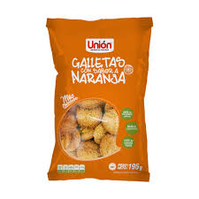 UNION GALLETAS CON SABOR NARANJA/195 GR