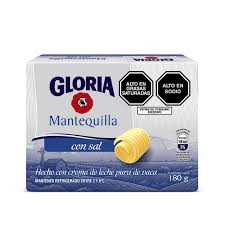 MANTEQUILLA GLORIA BARRA X 180 GR 