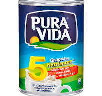 LECHE PURA VIDA ENTERA EN TARRO X 390 GR 
