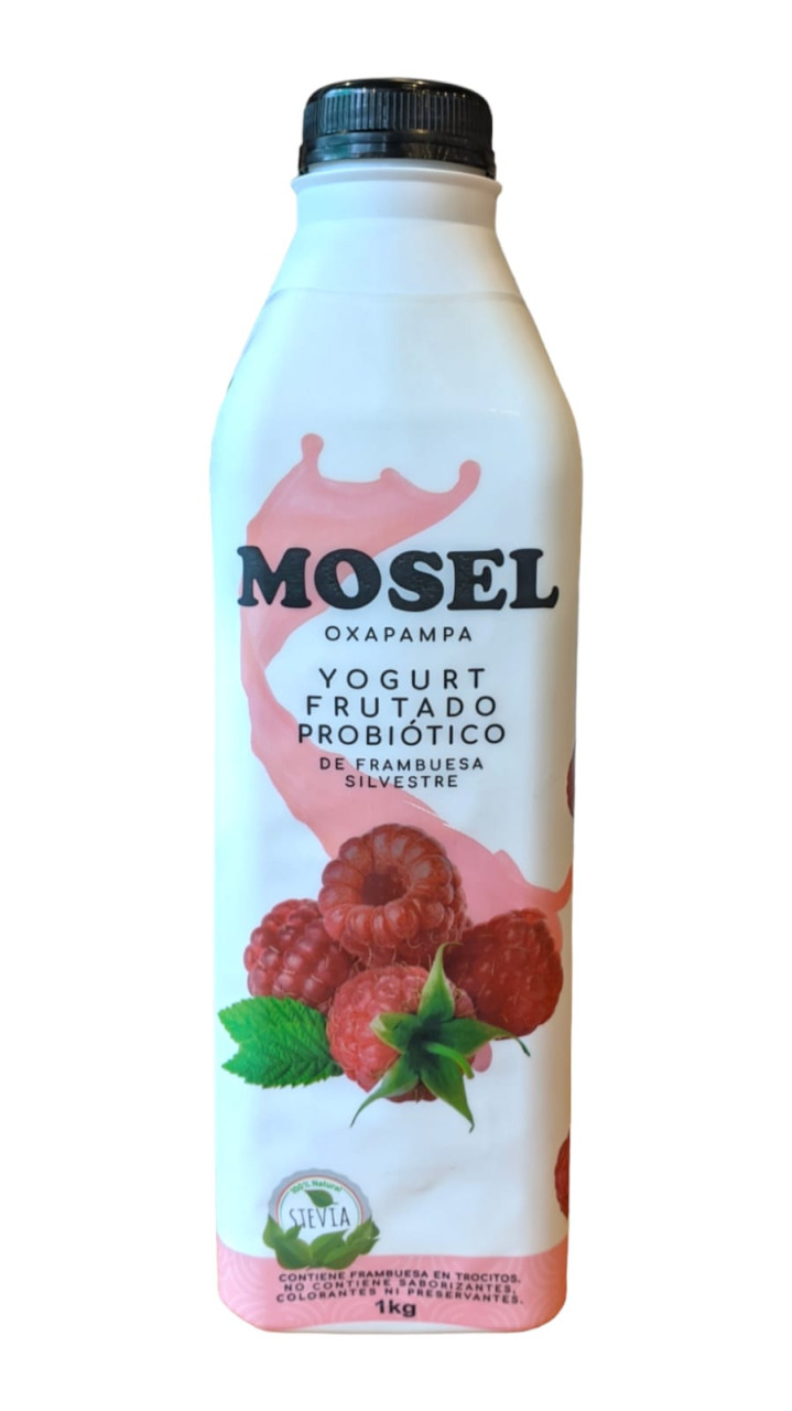 YOGURT FRUTADO PROBIOTICO FRAMBUESA MOSEL X 1L 