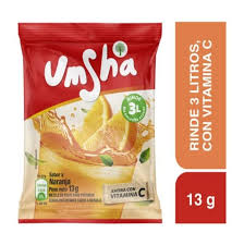 REFRESCO UMSHA NARANJA DPS 12UND X 13GR