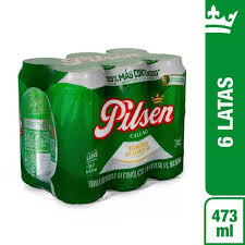 CERVEZA PILSEN LATA / 473 ML SISPACK X 6 UNID 