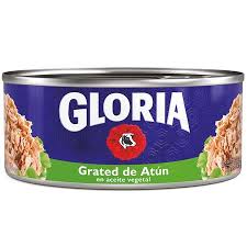 GLORIA GRATED DE ATUN EN ACEITE VEGETAL X 140 GR 