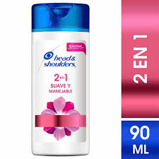 SHAMPOO H&S 2EN1 SUAVE MANEJA   / 90ML