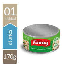 ATUN FANNY GRATED EN ACEITE VEGETAL  X 170 GR